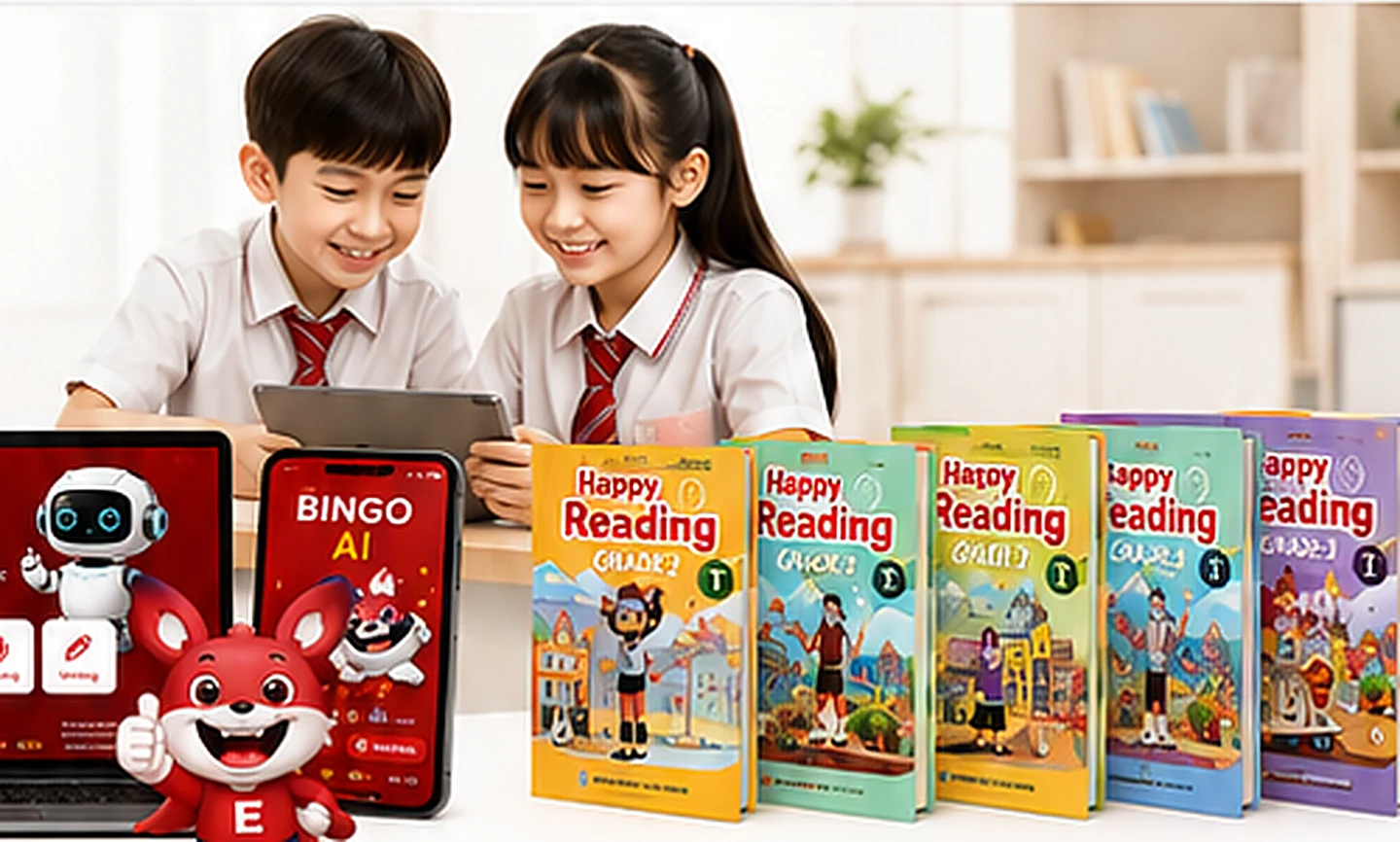 Học sinh tiểu học, Happy Reading và nền tảng E NEXT